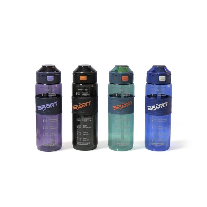 Prj Botella Sport Agua Transp.800Ml Bewinner (12 Unidades) 1 Prj Botella Sport Agua Transp.800Ml Bewinner (12 Unidades) 1