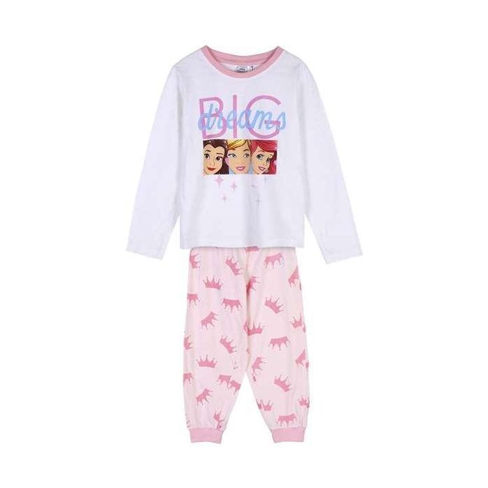 Pijama Infantil Disney Princess Blanco 3 Años Pijama Infantil Disney Princess Blanco 3 Años