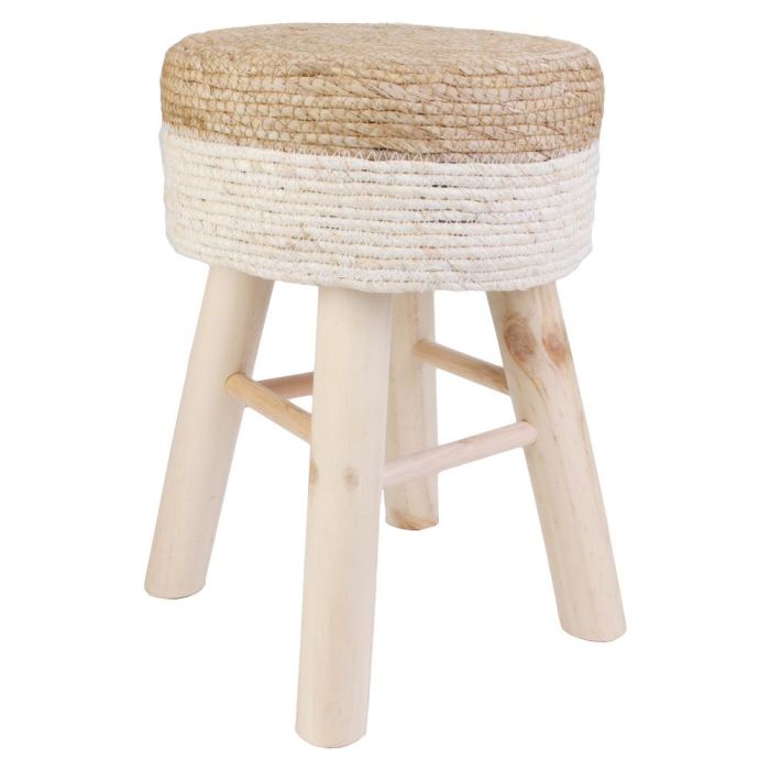 Home Deco Factory Taburete Mirage Beige Trenzado D.30 cm H.43 cm 0 Home Deco Factory Taburete Mirage Beige Trenzado D.30 cm H.43 cm 0