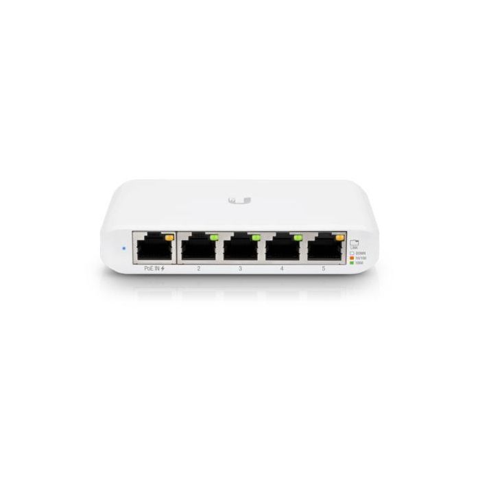 Ubiquiti UniFi Switch Flex Mini Gestionado, 5 Puertos Gigabit Ethernet (10/100/1000), con Energía sobre Ethernet (PoE), Pack de 3 Unidades, Color Blanco 3