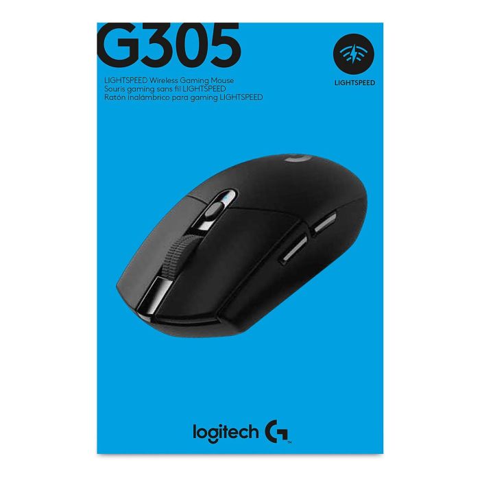 Logitech G305 Lightspeed Ratón Inalámbrico Óptico Negro 12000 PPP 7