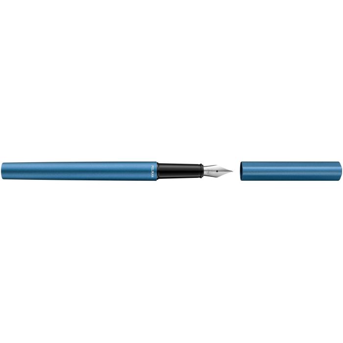 Pelikan Füllhalter Ineo Element P6 Metall-Etui Petrol-Blau 7