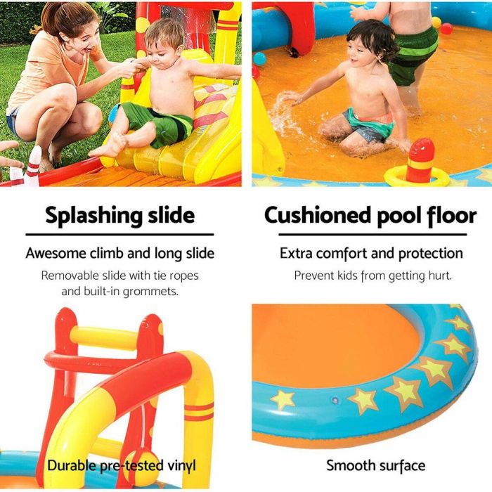 Bestway Piscina Hinchable Parque de Juegos Bolos 435x213x117 cm +2 Años Jardin 53068 12