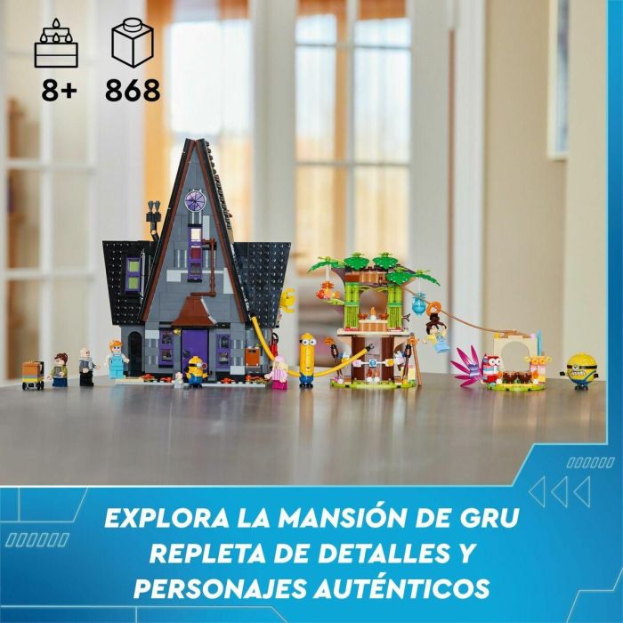 LEGO AUC1721286147845 Juguete de construcción Gru 4 - Mansión familiar - 868 piezas con 6 minifiguras 24 LEGO AUC1721286147845 Juguete de construcción Gru 4 - Mansión familiar - 868 piezas con 6 minifiguras 24