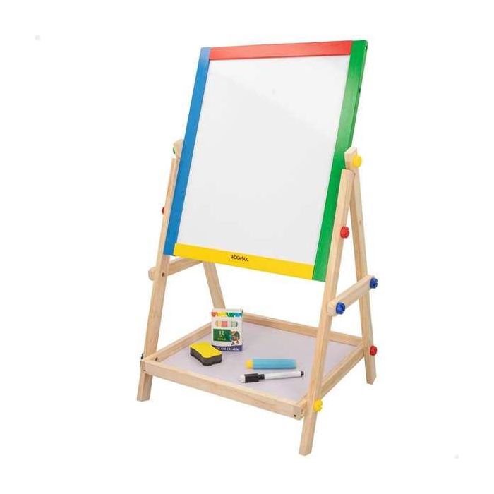 Color Baby Pizarra 2 Caras Blanca y Negra de Madera 37,5x65cm con Accesorios 0 Color Baby Pizarra 2 Caras Blanca y Negra de Madera 37,5x65cm con Accesorios 0