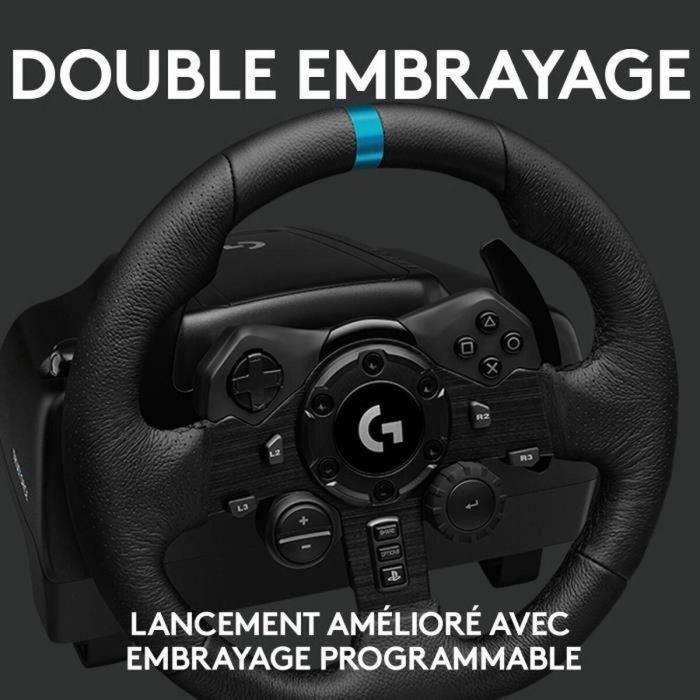 Logitech G923 TrueForce Volante de Carreras con Pedales para PlayStation PS5/PS4 y PC 4
