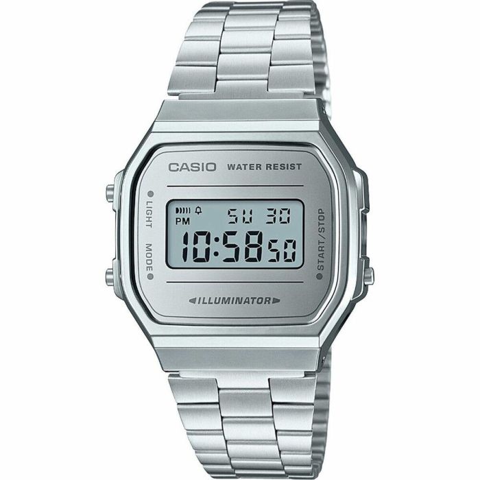 Reloj Hombre Casio A168WEM-7EF Gris Plateado