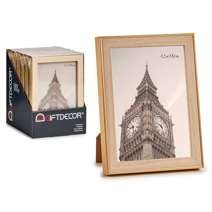 Portafoto Oro Color Madera 13X18Cm Giftdecor (24 Unidades) Portafoto Oro Color Madera 13X18Cm Giftdecor (24 Unidades)