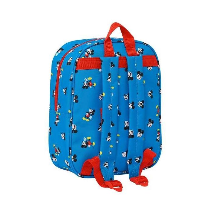 Mochila Escolar Mickey Mouse Clubhouse Azul 22 x 27 x 10 cm 3D 4