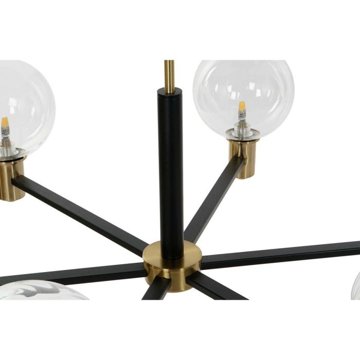 Lampara Techo Moderno DKD Home Decor Negro Dorado 83 x 128 x 83 cm 1 Lampara Techo Moderno DKD Home Decor Negro Dorado 83 x 128 x 83 cm 1
