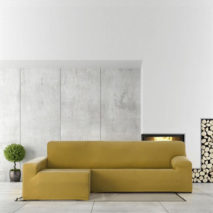 Funda para chaise longue de brazo largo izquierdo Eysa BRONX Mostaza 170 x 110 x 310 cm 5