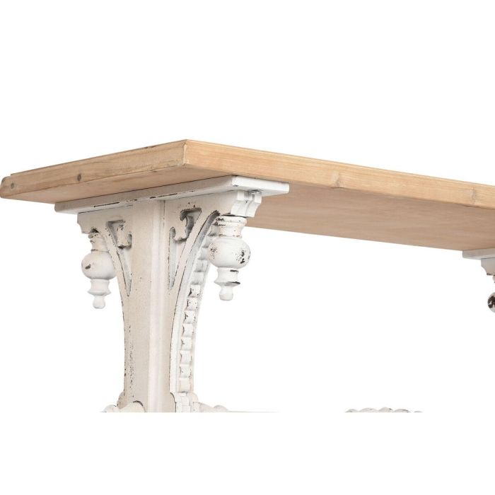 Recibidor Home ESPRIT Blanco 120 x 50 x 77 cm 3 Recibidor Home ESPRIT Blanco 120 x 50 x 77 cm 3