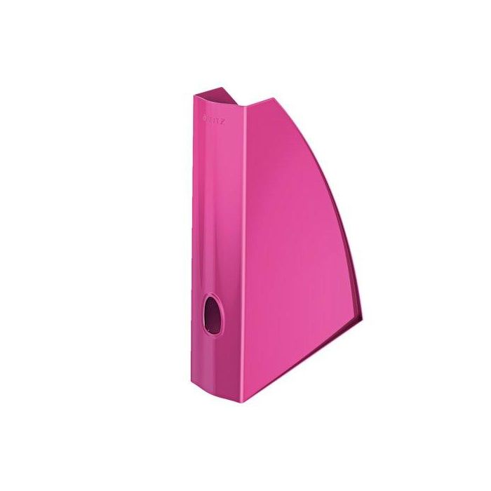 Revistero Plastico Leitz Wow A4 60Mm Fucsia Metalizado