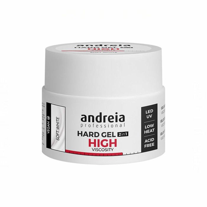 Hard Gel High Viscosity Soft White 44 grs Andreia