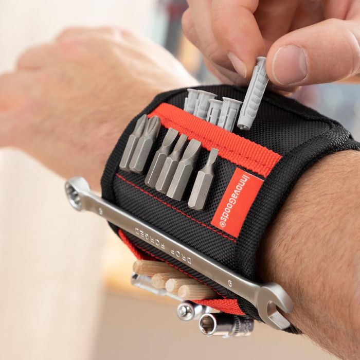 Muñequera Magnética para Bricolaje WrisTool InnovaGoods 1 Muñequera Magnética para Bricolaje WrisTool InnovaGoods 1