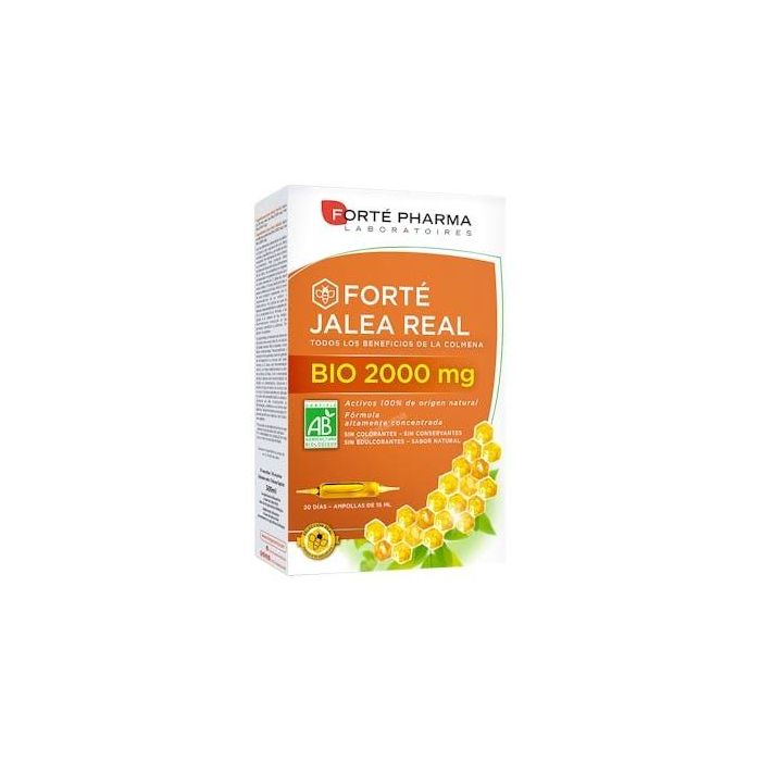 Forte Pharma Jalea Real 2000mg BIO – Fortalece y revitaliza – 20 ampollas bebibles