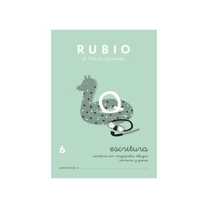 Cuaderno Rubio A5 Escritura Nº 6 (+7 Años) (Set de 10)