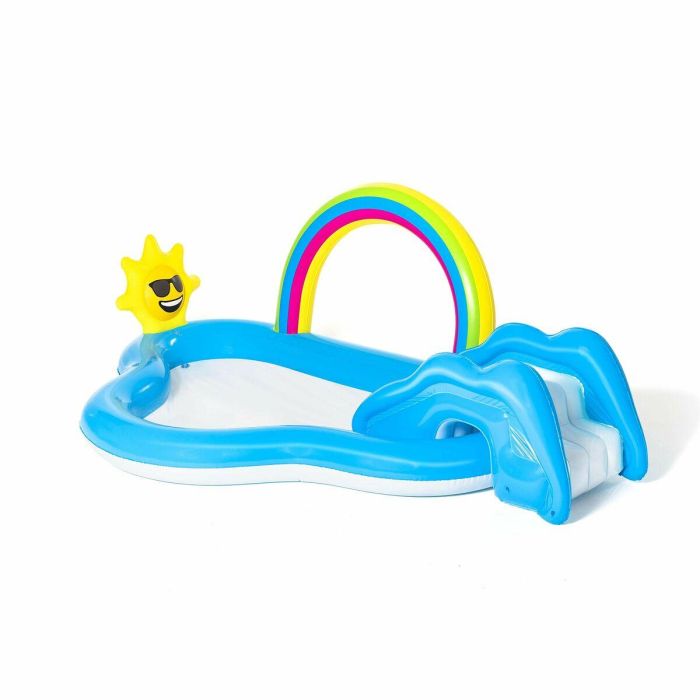 Bestway Piscina Hinchable Parque de Juegos Arcoiris 257x145x91 cm +2 Años Jardin 53092 4