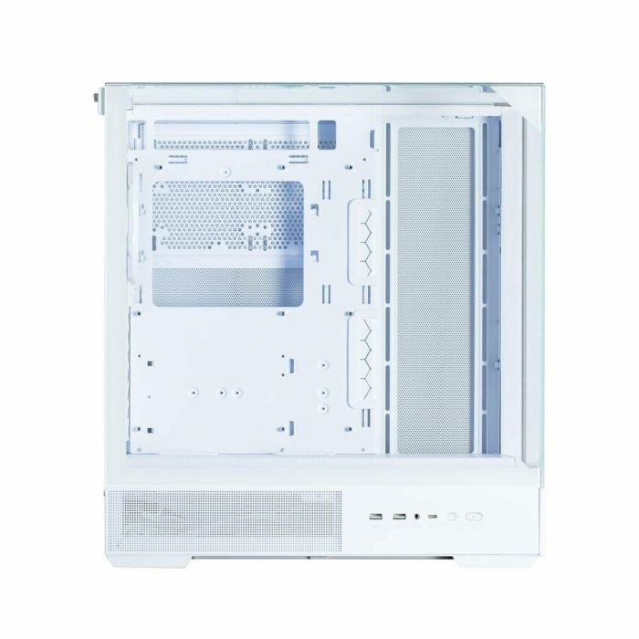 Zalman P40 Prism White Midi Tower PC, Caja de ordenador Blanco, Panel de vidrio templado, Iluminación RGB 20