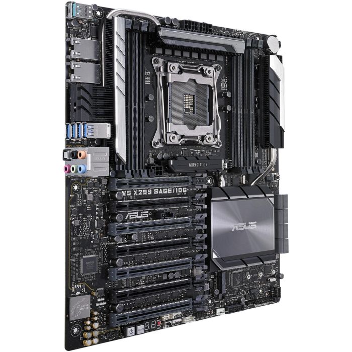 ASUS WS X299 SAGE/10G Placa Base Intel LGA 2066 DDR4 512GB con Ethernet 10 Gigabit y 4-Way SLI/CrossFireX 1 ASUS WS X299 SAGE/10G Placa Base Intel LGA 2066 DDR4 512GB con Ethernet 10 Gigabit y 4-Way SLI/CrossFireX 1