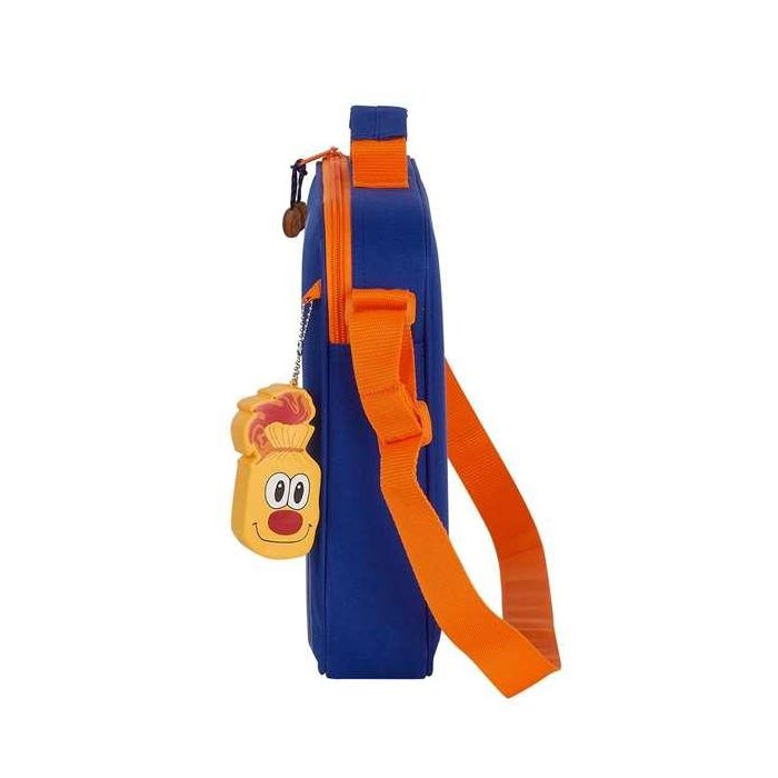 Cartera Escolar Valencia Basket Azul Naranja (38 x 28 x 6 cm) 2