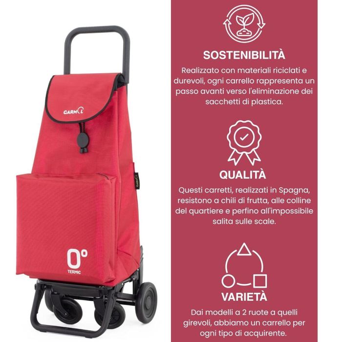 Carro de Compra Garmol 218TG360 TRA Rojo 4 Carro de Compra Garmol 218TG360 TRA Rojo 4