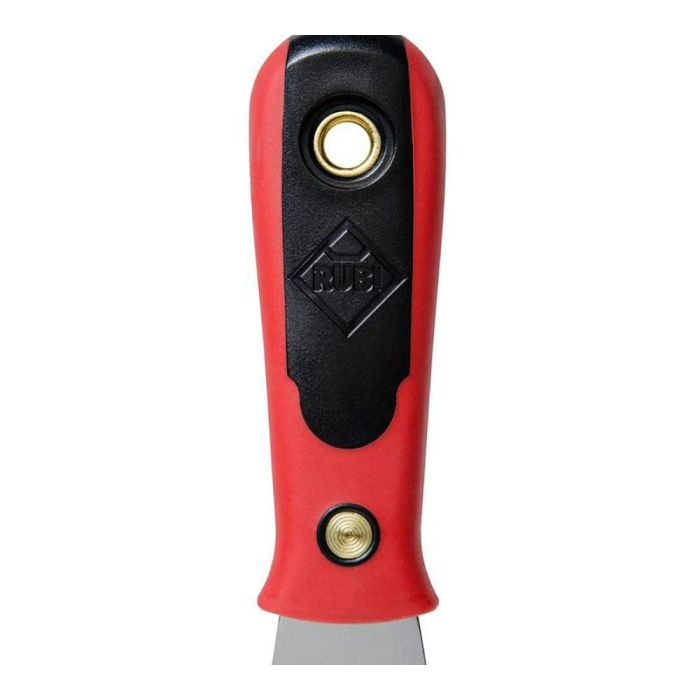 Rubi Espátula 73909 Inox 40 mm Acero Inoxidable Mango Bimaterial Flex 1