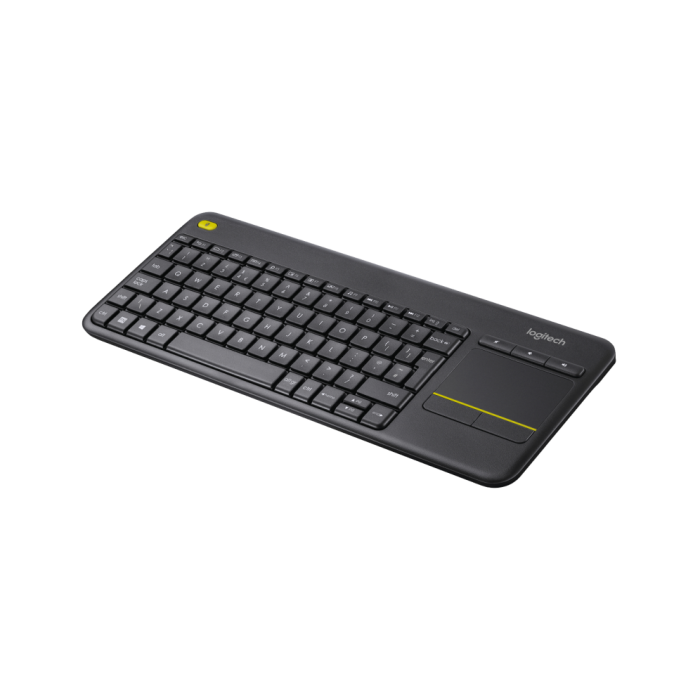 Teclado con Touchpad Logitech K400 Plus Negro Teclado con Touchpad Logitech K400 Plus Negro