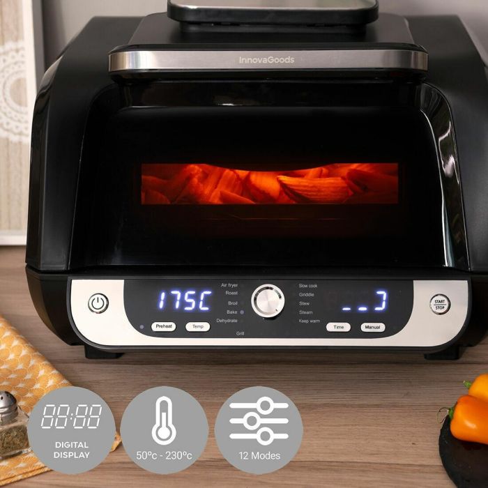 Pack Cestas de Silicona con Pincel para Freidoras de Aire y Freidora de Aire con Grill, Accesorios y Recetario InnovaGoods 6