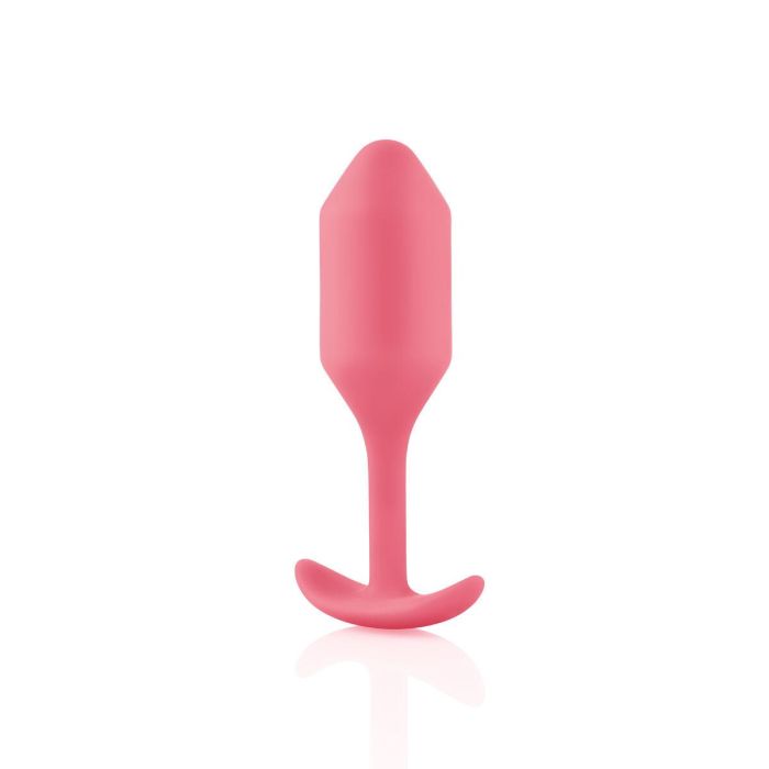 Plug Anal B-Vibe 2 Naranja Coral 12 Plug Anal B-Vibe 2 Naranja Coral 12