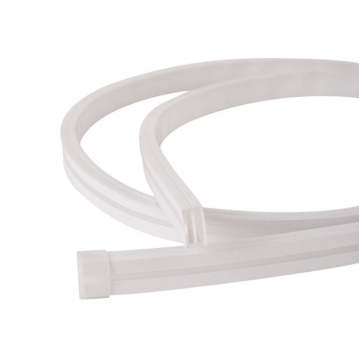 Perfíl PC Flexible para Tira LED Difusor Opal x 2M Perfíl PC Flexible para Tira LED Difusor Opal x 2M