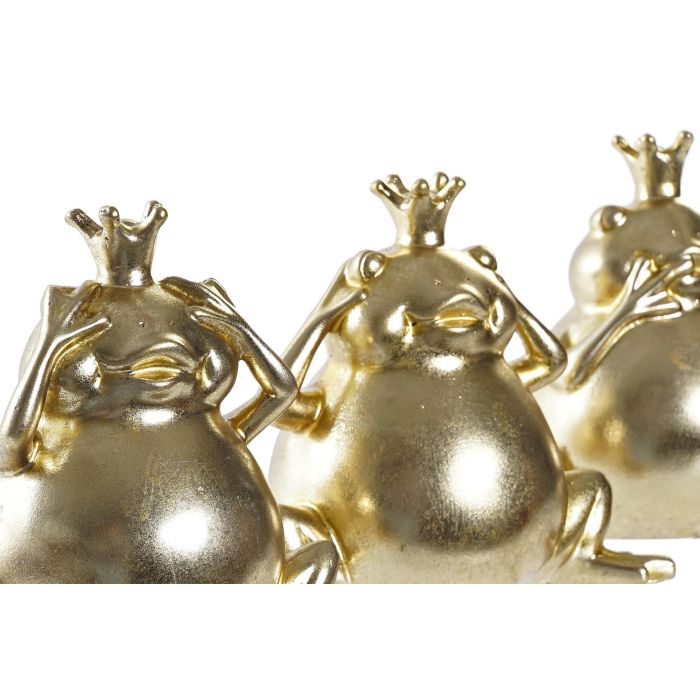DKD Home Decor Figura Rana Dorado Resina 8 x 12 x 14 cm 1 DKD Home Decor Figura Rana Dorado Resina 8 x 12 x 14 cm 1