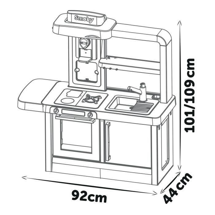 Cocina escalable Smoby Tefal - Para niños a partir de 3 años - Con zócalos extraíbles - 31 accesorios incluidos 5 Cocina escalable Smoby Tefal - Para niños a partir de 3 años - Con zócalos extraíbles - 31 accesorios incluidos 5
