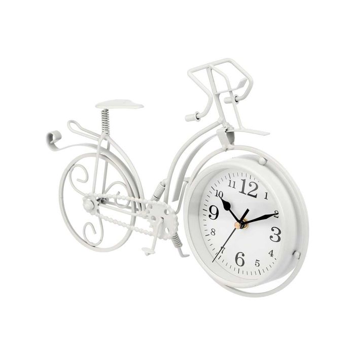 Reloj Forja Bicicleta Blanco 22,5Cm Giftdecor (4 Unidades) 1 Reloj Forja Bicicleta Blanco 22,5Cm Giftdecor (4 Unidades) 1