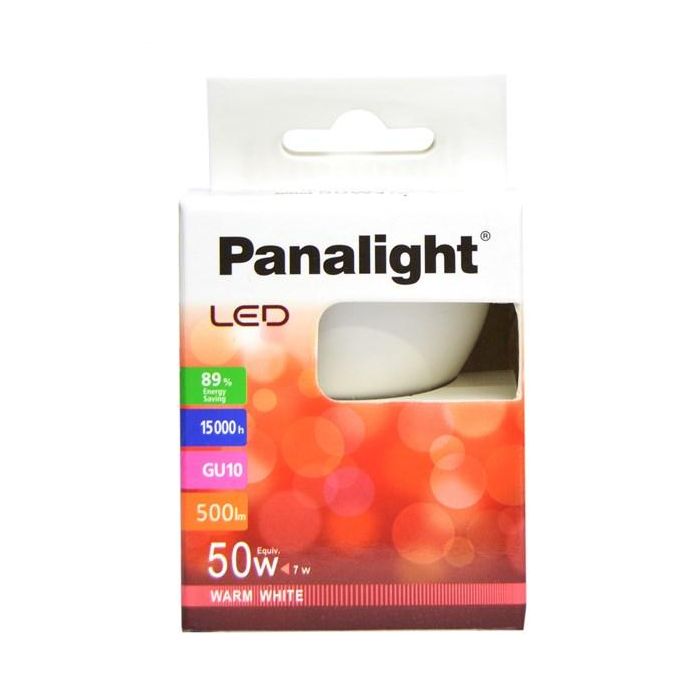 Lámpara Led Dicroica 120º Gu10 De 7W 2700K Pack De 4 PANASONIC-PANALIGHT LDRHV9L27SWG102EPL-4x 2