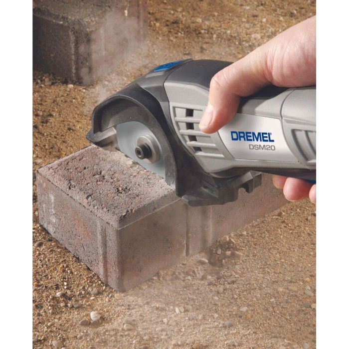 Dremel DSM20 Kit de 2 Discos de Sierra y Corte Compactos Abrasivos Reforzados para Mampostería y Piedra (Modelo DSM520) 1 Dremel DSM20 Kit de 2 Discos de Sierra y Corte Compactos Abrasivos Reforzados para Mampostería y Piedra (Modelo DSM520) 1