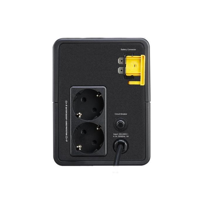 APC BVX900LI-GR sistema de alimentación ininterrumpida (UPS) Línea interactiva 0,9 kVA 480 W 2 salidas AC 1 APC BVX900LI-GR sistema de alimentación ininterrumpida (UPS) Línea interactiva 0,9 kVA 480 W 2 salidas AC 1