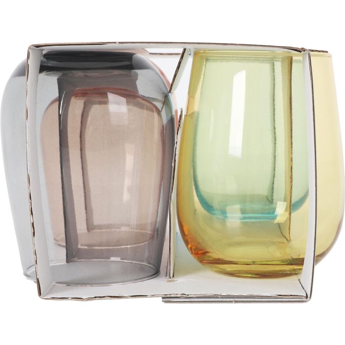 Set de 4 Vasos Gaia 475 cc - Colores Variados - LAV (6 Cajas) 4 Set de 4 Vasos Gaia 475 cc - Colores Variados - LAV (6 Cajas) 4