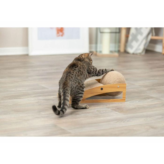 Rascador para Gatos Trixie Yute Madera Cartón 40 × 17 × 20 cm 2 Rascador para Gatos Trixie Yute Madera Cartón 40 × 17 × 20 cm 2