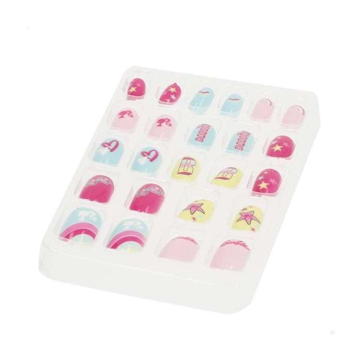 Set 24 uñas postizas barbie 1 Set 24 uñas postizas barbie 1