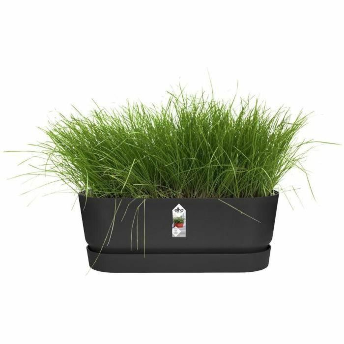 Greenville Oval Planter - Plastic - Ø50 - Marrón congelado 3