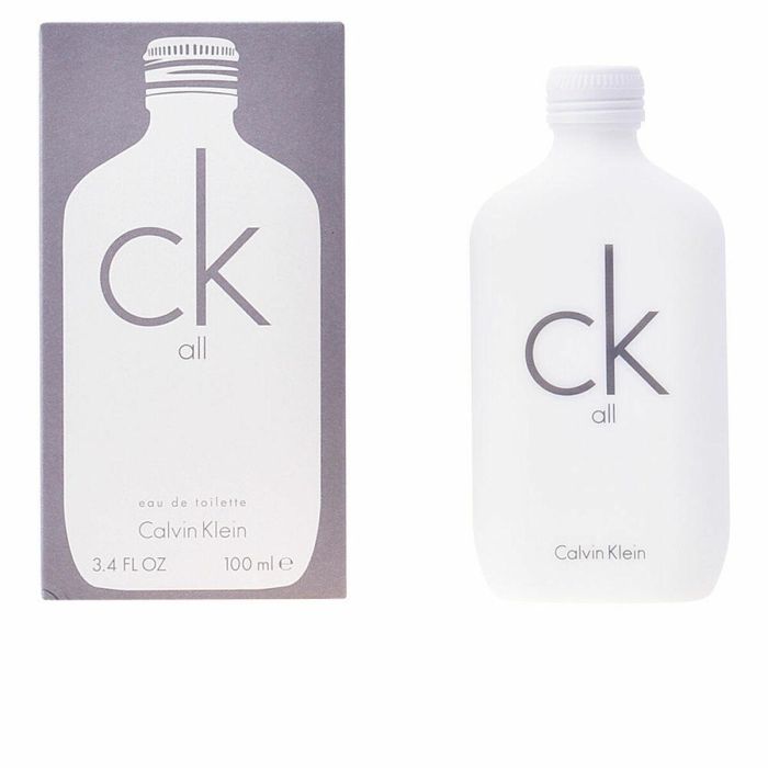 Calvin Klein CK ALL Eau de Toilette Vaporizador 100ml Unisex Cítrica con Té Verde, Jazmín y Fondo Ambarino de Almizcle