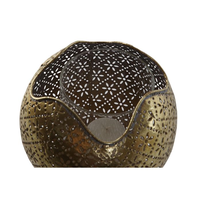 Portavela Oriental DKD Home Decor Dorado 13.5 x 11.5 x 13.5 cm 3 Portavela Oriental DKD Home Decor Dorado 13.5 x 11.5 x 13.5 cm 3