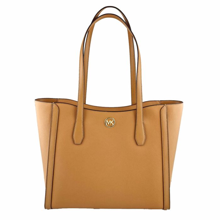 Bolso Mujer Michael Kors Leida Marrón 40 x 28 x 11 cm