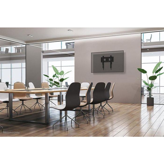 Neomounts WL30-750BL14 Soporte de Pared Fijo para Pantallas Pesadas de 42-75", Hasta 100kg, VESA 100x100-400x400, Nivelación, Instalación Rápida, Negro 18