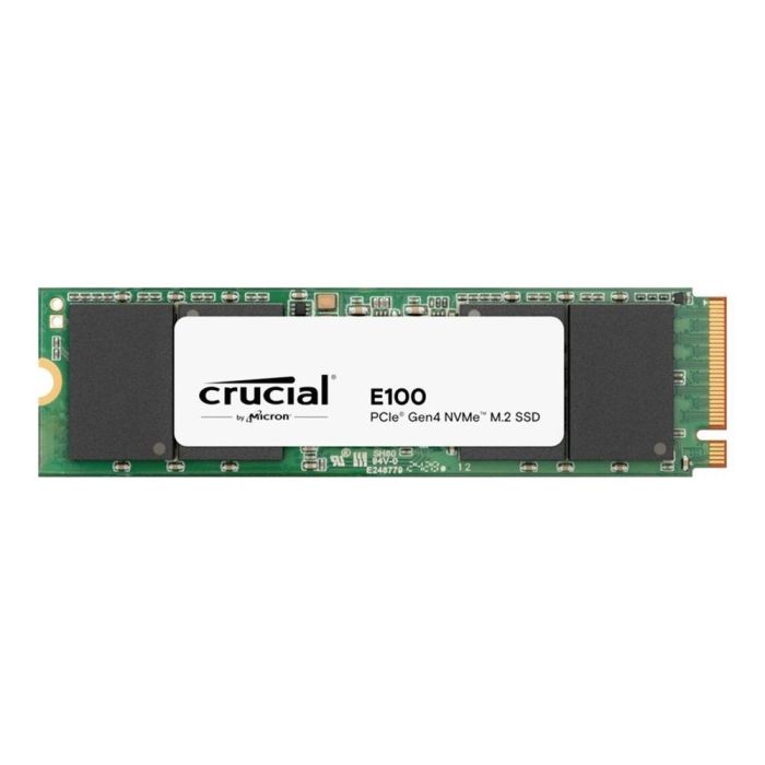 Crucial E100 Disco Duro Interno Sólido SSD 2TB M.2 PCIe 4.0 NVMe hasta 5000 MB/s Lectura para PC/Gaming