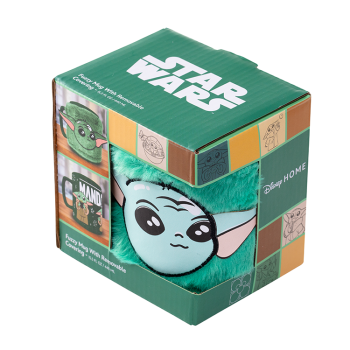 Taza funda de peluche Grogu Mandalorian Star Wars 440ml 3