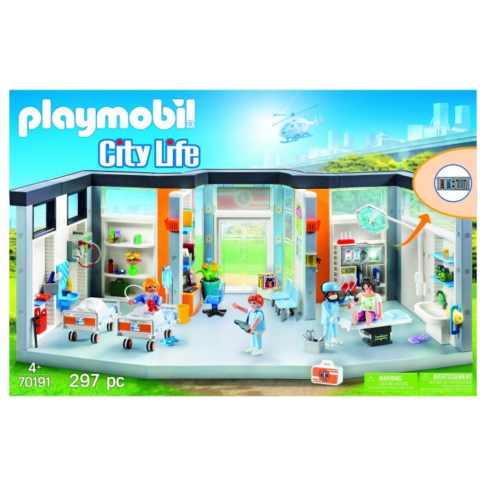 Playmobil 70191 City Life Hospital Wing - Juego de Construcción, 297 Piezas, Juguete para Niños y Niñas +4 Años 3