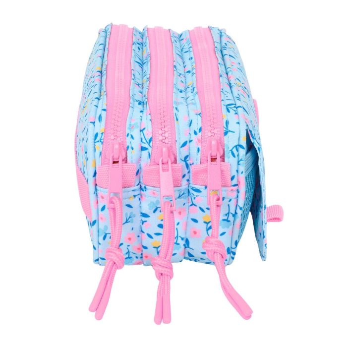 Portatodo Triple Vicky Martín Berrocal Paraíso Rosa Azul claro 21,5 x 10 x 8 cm 1 Portatodo Triple Vicky Martín Berrocal Paraíso Rosa Azul claro 21,5 x 10 x 8 cm 1