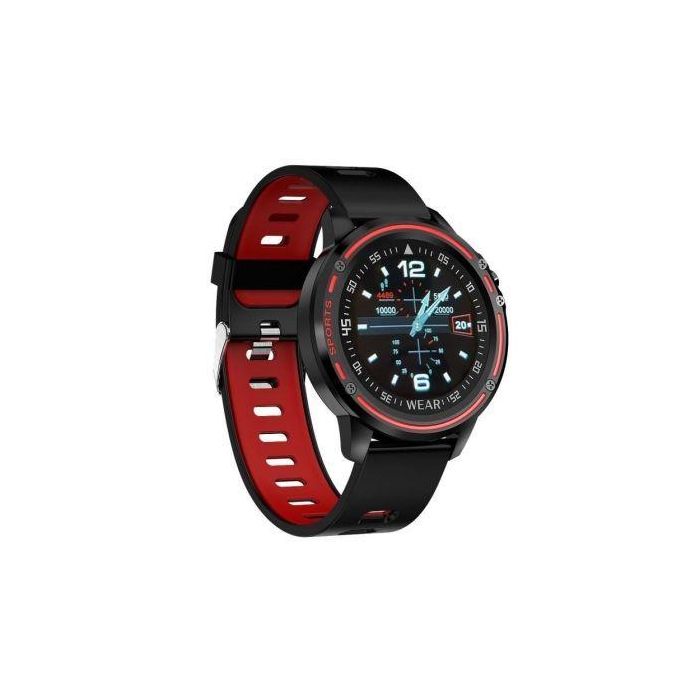 RELOJ INTELIGENTE LEOTEC MULTISPORTS ECG COMPLETE ROJO - ESFERA 3.09CM TÁCTIL COLOR - BT4.0 - ALERTAS - SALUD - IP68 - BAT 380MAH - IOS/ANDROID 1